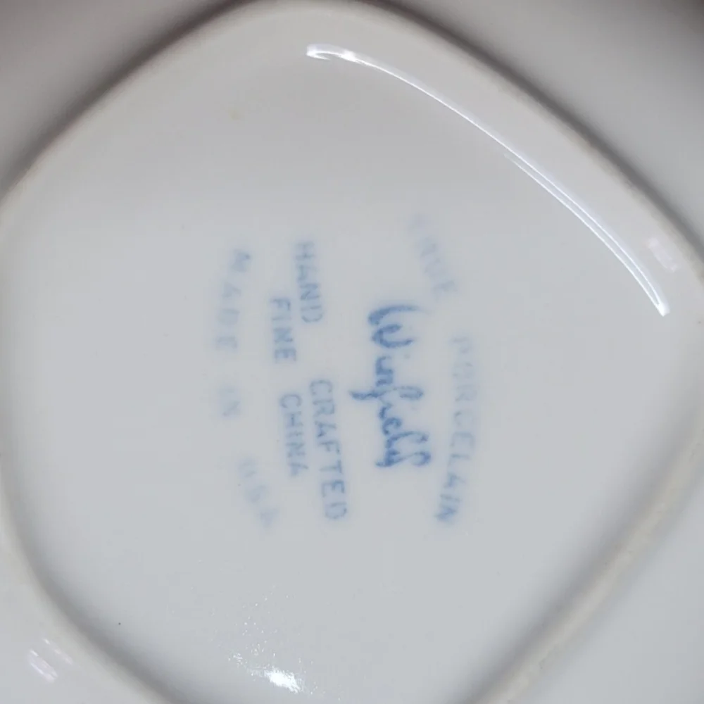 ⏳️Vintage⏳️ Mid-century 1940's Winfield Ware Tiger Iris Divided Serving Dish